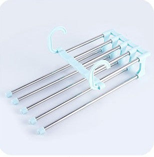 Household Multifunctional Stainless Steel Hanger, Two Hanging Pants Rack