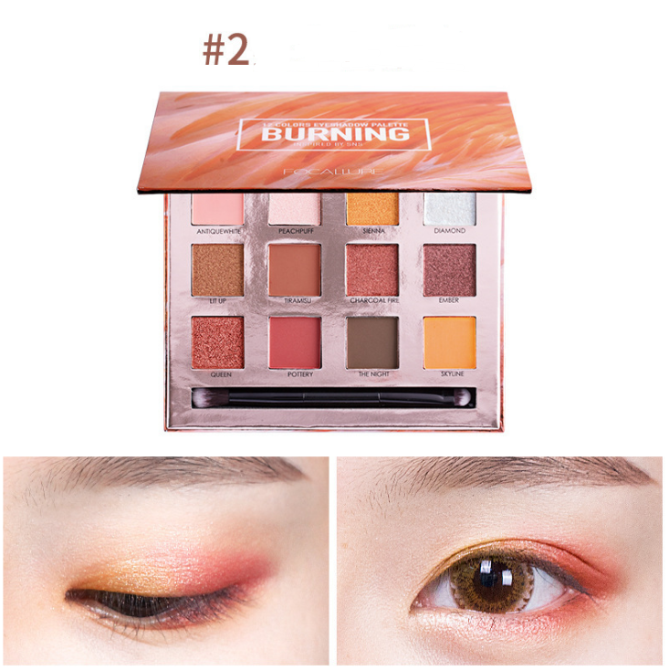 12 Colors Focallure Shining Eyeshadow Palette