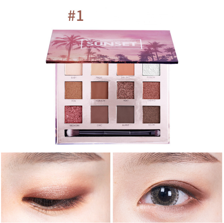 12 Colors Focallure Shining Eyeshadow Palette