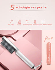 Straight Hair Effortlessly with Hair Straightener Comb