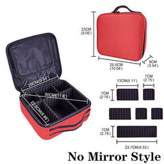 Keep Makeup Organized & Accessible With Portable Travel Cosmetic Bag