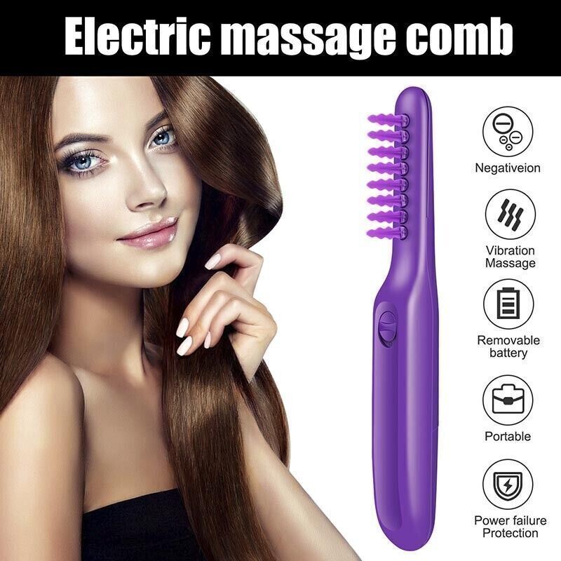 Electric Detangling Brush Scalp Massage Hair Comb Brush